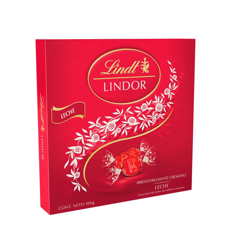 Chocolate Lindt Lindor leche relleno cremosos x 100g Jumbo Colombia