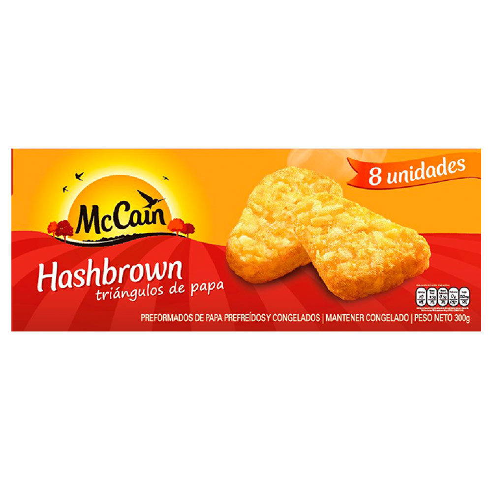 Hashbrown Mccain triangular x 300g Jumbo Colombia