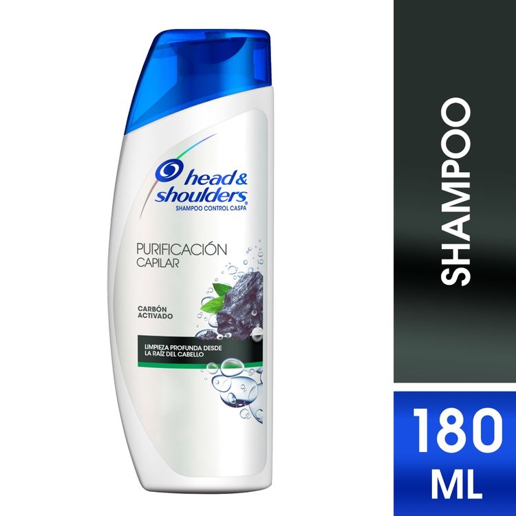 Shampoo Head & Shoulders Carbón Activado x180mL Jumbo