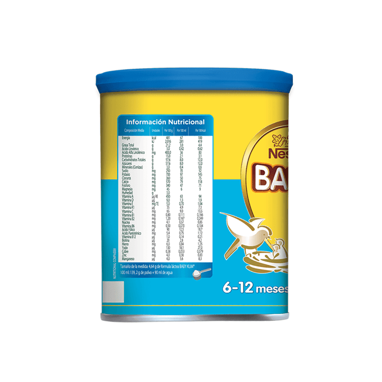 FORMULA INFANTIL BABY KLIM ETAPA 2 DE 612M X 800GR