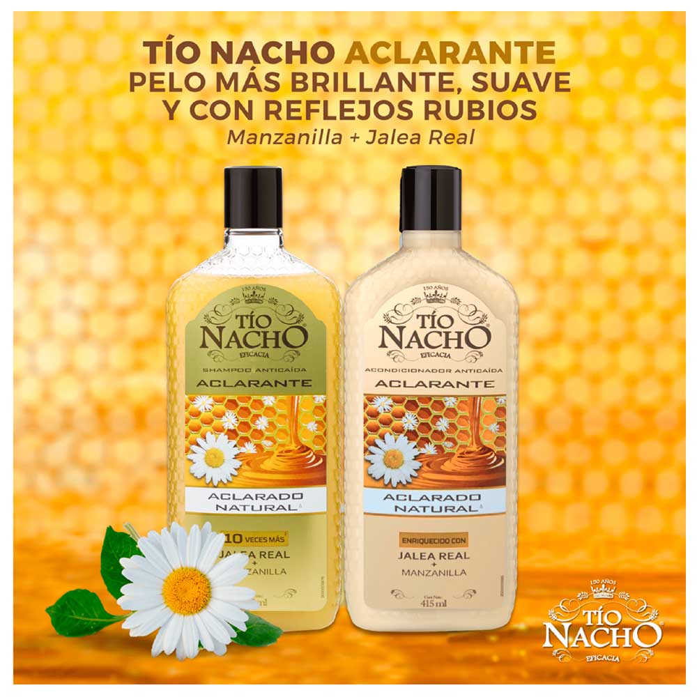 Shampoo Tio Nacho capilar manzanilla aclarante x415ml Jumbo Colombia