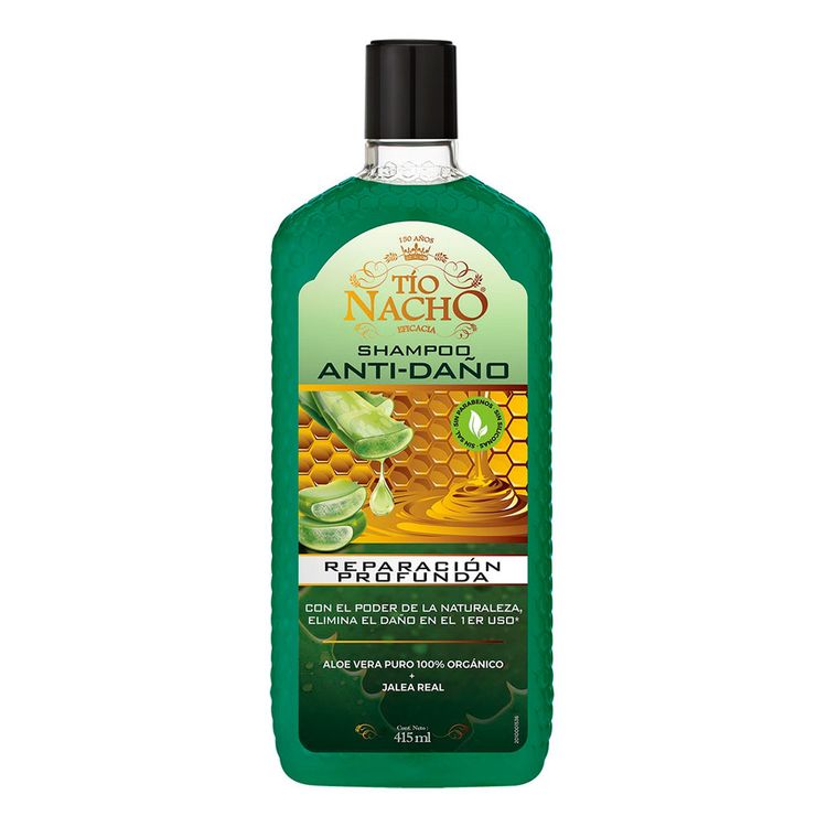 Shampoo Tio Nacho capilar aloe vera x415ml Jumbo Colombia