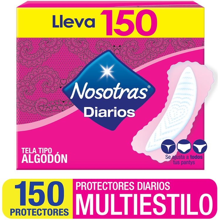 Protectores Diarios Multiestilo Nosotras X 150 Und Jumbo Colombia 4006