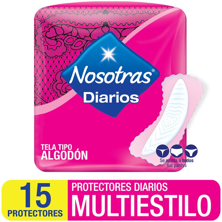 Protectores Diarios Nosotras Multiestilo X 15und Jumbo Colombia 0155