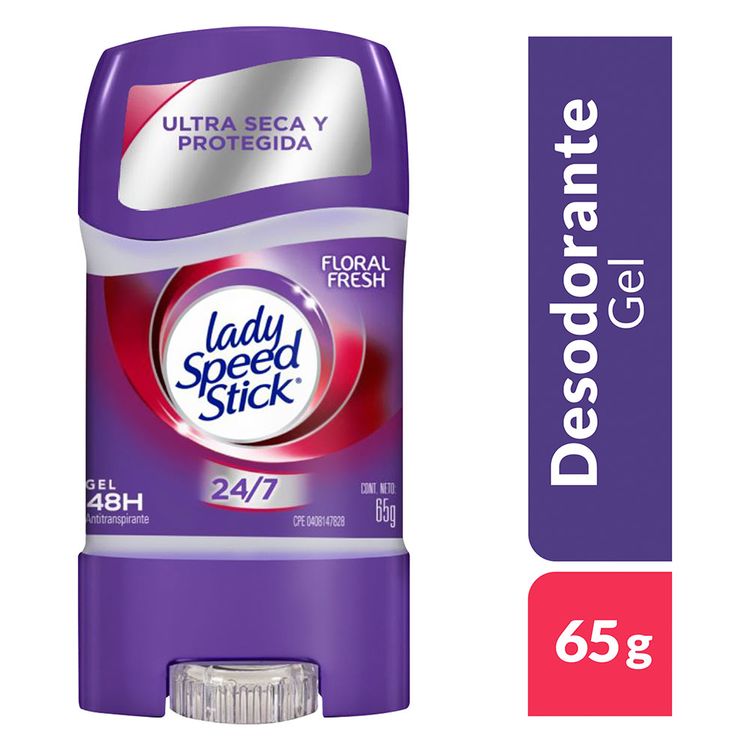 Desodorante Gel Lady Speed Stick Double Defense Floral Fresh 48 Horas